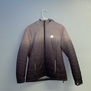 New Balance Grey Ombré Winter Coat